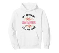 Mi Nadador Favorito Llámame Mamá Nadando Mamá Sudadera con Capucha
