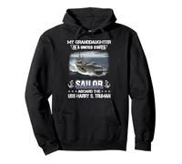 Mi Nieta es Marinera a Bordo del USS Harry S. Truman CVN 75 Sudadera con Capucha