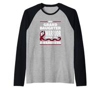 Mi Nieta es una Conciencia de células falciformes guerreras Camiseta Manga Raglan