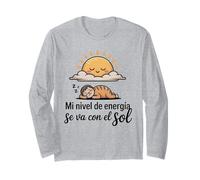 Mi Nivel de Energía se va con el Sol - Humor Sarcástico Otoñ Manga Larga