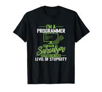 Mi Nivel de Sarcasmo depende de tu Nivel de Estupidez Camiseta