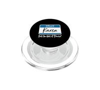 Mi Nombre es Karen Pero no Soy una Mujer Divertida Karen Chica Blanco PopSockets PopGrip para MagSafe