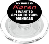 Mi Nombre es Karen, Quiero Hablar con tu Disfraz de Gerente PopSockets PopGrip para MagSafe