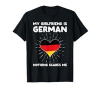 Mi Novia es Alemana Nada me Asusta - Alemania Corazón Camiseta