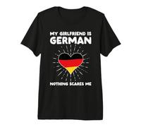 Mi Novia es Alemana Nada me Asusta - Alemania Corazón Camiseta Premium