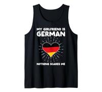 Mi Novia es Alemana Nada me Asusta - Alemania Corazón Camiseta sin Mangas
