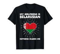 Mi Novia es bielorrusa Nada me Asusta Bielorrusia Corazón Camiseta