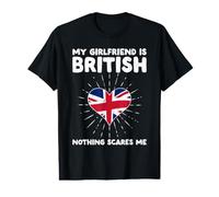 Mi Novia es británica Nada me Asusta - Reino Unido Camiseta gráfica económica