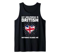 Mi Novia es británica Nada me Asusta - Reino Unido Camiseta sin Mangas