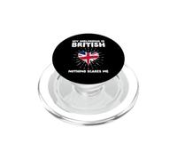 Mi Novia es británica Nada me Asusta - Reino Unido PopSockets PopGrip para MagSafe