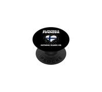 Mi Novia es finlandesa Nada me Asusta - Finland Heart PopSockets PopGrip Adhesivo
