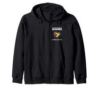 Mi Novia es guyanesa Nada me Asusta - Corazón de Guyana Sudadera con Capucha