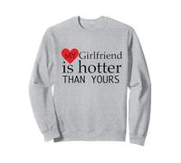 Mi novia es más caliente que la tuya Divertido Novio Dicho Sudadera