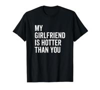Mi Novia es más Caliente Que tú, Pareja de Novios Divertidos Camiseta gráfica económica, Hombre, Negro, M