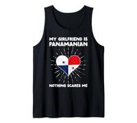 Mi Novia es panameña Nada me Asusta - Panama Heart Camiseta sin Mangas