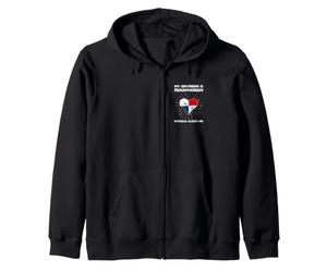 Mi Novia es panameña Nada me Asusta - Panama Heart Sudadera con Capucha