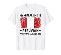 Mi novia es peruana Nada me asusta Novio divertido Camiseta