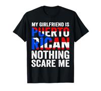 Mi Novia es puertorriqueña Nada me Asusta Puerto Rico Camiseta