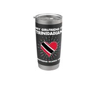 Mi novia es trinitense nada me asusta - Trinidad Vaso térmico de acero inoxidable de doble pared
