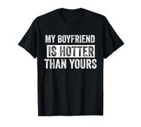 Mi novio es más caliente que el tuyo Novia Graciosa Dicho Camiseta