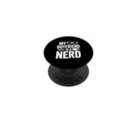Mi Novio es un Nerd para Parejas Geek PopSockets PopGrip Adhesivo
