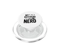 Mi Novio es un Nerd para Parejas Geek PopSockets PopGrip para MagSafe