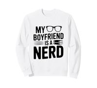 Mi Novio es un Nerd para Parejas Geek Sudadera