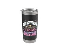 Mi novio está literalmente en el escenario Vaso térmico de acero inoxidable de doble pared