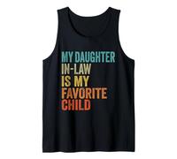 Mi nuera es mi Hijo Favorito Retro Vintage Camiseta sin Mangas
