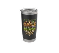 Mi oasis de bienestar Mount Desert Island Vaso térmico de acero inoxidable de doble pared
