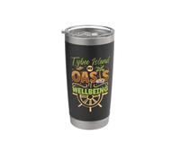 Mi oasis para sentirse bien Isla Tybee Vaso térmico de acero inoxidable de doble pared