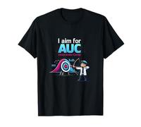Mi Objetivo es AUC Data Science Archer Bell Curve Graphic Camiseta
