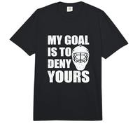 Mi Objetivo es Negar a tu Portero de Hockey Comfort Colors Adult Heavyweight T-Shirt