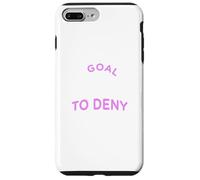 Mi objetivo es negar el tuyo - Equipo femenino de Fútbol/Fútbol Femenino Carcasa para iPhone 7 Plus/8 Plus