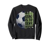 Mi Objetivo es Negar el tuyo Portero de fútbol niños Portero Sudadera