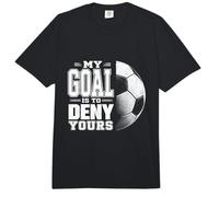 Mi Objetivo es Negar el tuyo Portero de pasión hábil de fútbol Comfort Colors Adult Heavyweight T-Shirt