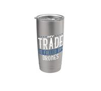 Mi oficio es impulsado por la pasión de los drones Vaso térmico de acero inoxidable de doble pared
