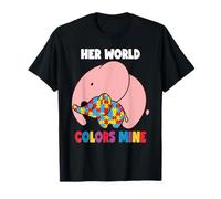 Mi Orgullo Madre Hija Niñas Autistas Concientización sobre el Autismo Mamá Camiseta