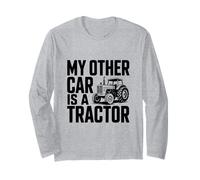 Mi Otro Coche es un Tractor Gracioso Vida en la Granja Humor Manga Larga