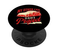 Mi Otro Coche también es un Proyecto - JDM Lover Car Guy Racing PopSockets PopGrip Adhesivo