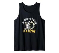 Mi Otro compañero de Laboratorio es una zoología Divertida de lémur para zoólogos Camiseta sin Mangas