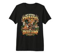 Mi Otro Terapeuta es un retiro de Caza al Aire Libre Camiseta Premium