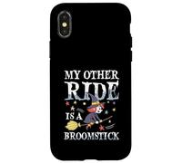 Mi Otro Viaje es una Escoba, Linda Bruja de Halloween Carcasa para iPhone X/XS