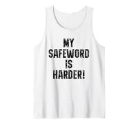 Mi Palabra Segura es más difícil Humor Adulto Divertido Camiseta sin Mangas