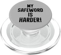 Mi Palabra Segura es más difícil Humor Adulto Divertido PopSockets PopGrip para MagSafe