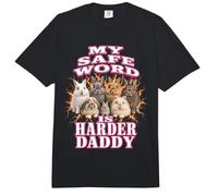 Mi Palabra Segura es más difícil papá Divertido Bootleg Comfort Colors Adult Heavyweight T-Shirt