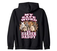 Mi Palabra Segura es más difícil papá Divertido Bootleg Sudadera con Capucha