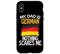 Mi papá es alemán Nada me Asusta papá Divertido Carcasa para iPhone X/XS