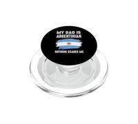 Mi papá es Argentino, Argentina, Pride Flag Heritage Roots PopSockets PopGrip para MagSafe