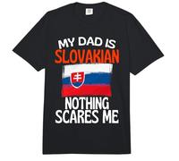 Mi papá es eslovaco Nada me Asusta papá Divertido Comfort Colors Adult Heavyweight T-Shirt